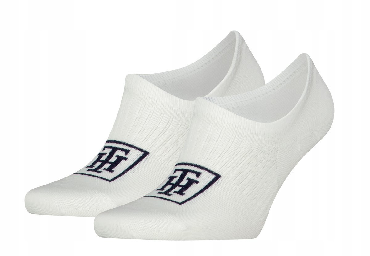 Tommy Hilfiger Skarpety Męskie Stopki 43-46 Białe