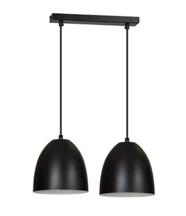 Emibig Lenox lampa wisząca 2-punktowa czarna/biała 391/2 391/2 - Lampy sufitowe - miniaturka - grafika 1