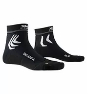 Skarpetki damskie - X-socks Unisex Bike Hero Ultra Light Socks skarpety czarny Opal Black/Arctic White 39-41 XS-BS06S19U - miniaturka - grafika 1