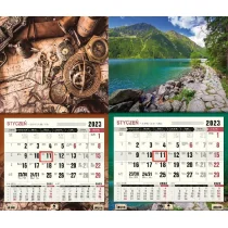 Kalendarz 2023 Trójdzielny jednodzielny XL MIX - Kalendarze - miniaturka - grafika 1