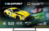Telewizory - Blaupunkt Smart TV Google TV UHD Q-LED 55" czarny 55QBG6000S - miniaturka - grafika 1