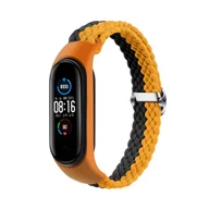 Akcesoria do smartwatchy - Opaska pleciona Smart Band M3/M4/M5/M6 ORANGE-GRAY / POMARAŃCZOWO-SZARY - miniaturka - grafika 1