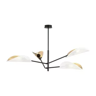Emibig Vene lampa sufitowa 4-punktowa biała/złota 1159/4 1159/4 - Lampy sufitowe - miniaturka - grafika 1