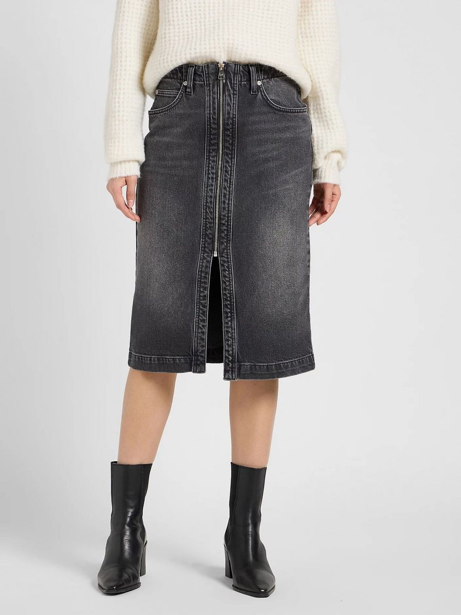 gonne kobieta lee 112371104 moto charret black