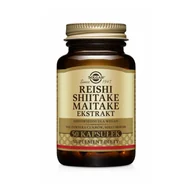 Suplementy naturalne - Solgar Reishi Shiitake Maitake ekstrakty 50kaps - miniaturka - grafika 1