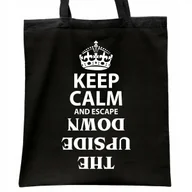 Torby i wózki na zakupy - Torba bawełniana czarna Stranger Things Eleven Hawkins Dla Fanów Serialu - miniaturka - grafika 1