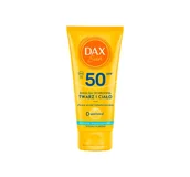 Balsamy i kremy do opalania - Dax Sun emulsja ochronna do twarzy i ciała SPF50 Travel Size 50ml - miniaturka - grafika 1
