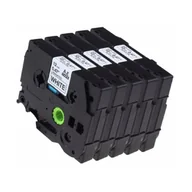 Etykiety do drukarek - Taśma specmark TZe-231 12mm x 8m / do drukarki etykiet Brother P-Touch / zestaw 5 szt. - miniaturka - grafika 1