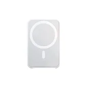 Powerbanki - ECOBOX POWER BANK 5000MAH BIAŁY MAGSAFE BEZPRZEWODOWY - miniaturka - grafika 1