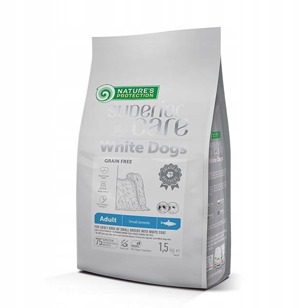 Natures Protection Grain Free White Dogs Adult Small 1,5 kg