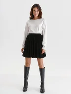 Spódnice - Spódnica damska czarna bombka - SSD1789CA mini spódniczka - TOP SECRET - Odzieżowy sklep internetowy TOP SECRET - miniaturka - grafika 1