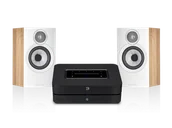 Zestawy stereo - Bluesound POWERNODE (czarny) + 607 S3 (dąb) - miniaturka - grafika 1