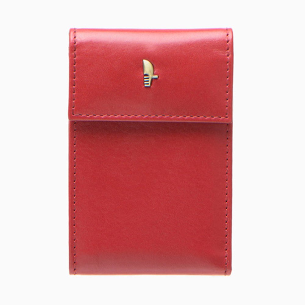 Etui Skórzane Na Karty Dokumenty Wizytówki Dowód Czerwone PUCCINI MU7828-3E