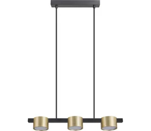 LED Żyrandol na lince MIRELLA 3xGX53/6W/230V złoty/czarny - Lampy sufitowe - miniaturka - grafika 1