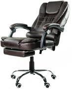 Fotele i krzesła biurowe - ELGO Fotel biurowy Elgo P/M ciemny brąz 012189 - miniaturka - grafika 1