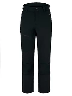Spodnie męskie - Ziener Ziener Męskie narak Softshell Hybrid spodnie | narciarskie, wiatroszczelne, elastyczne, funkcjonalne czarny czarny 52 214286 - grafika 1