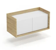 Regały - Regał Halmar Mobius 78 x 36 x 41 cm biały - miniaturka - grafika 1