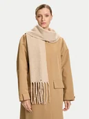 Apaszki i szaliki damskie - Tommy Hilfiger Szalik Cable Enamel AW0AW17793 Beżowy - miniaturka - grafika 1