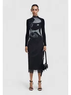 Sukienki - Desigual Sukienka codzienna Lincoln 24WWVK58 Szary Slim Fit - miniaturka - grafika 1