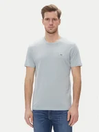 Koszulki męskie - Lee T-Shirt Patch 112364594 Błękitny Regular Fit - miniaturka - grafika 1