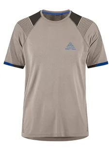 Craft Koszulka "PRO Trail Fuseknit" w kolorze beżowym do biegania - Koszulki sportowe męskie - miniaturka - grafika 1