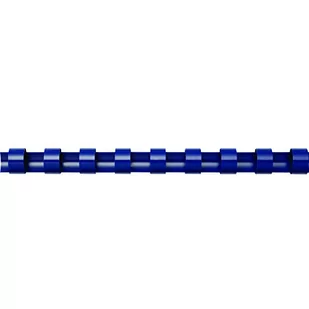 Fellowes Grzbiet, 5331302 - Grzbiety plastikowe 12mm,niebieski,25 szt - Grzbiety do bindownic - miniaturka - grafika 1
