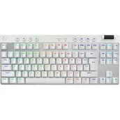 Klawiatury - Klawiatura Logitech Gaming G PRO X TKL Lightspeed, US (920-012148) Biała - miniaturka - grafika 1