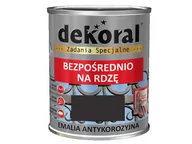 Farby i impregnaty do drewna - Dekoral Emalia Antykorozyjna Brąz czekolada połysk 0.65 L) Emantyk Br-Czekol Połysk 0.65L - miniaturka - grafika 1