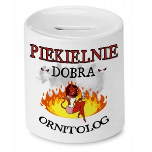 Skarbonka Dla Ornitologa na Urodziny na Prezent z Nadrukiem ze Zdjęciem + Opakowanie na prezent (wzór 03) - Skarbonki - miniaturka - grafika 1