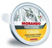 Mokra karma dla kotów - MORANDO Morando Pro Mus Dla Kota Po Sterylizacji Kurczak z Indykiem 85 g - miniaturka - grafika 1