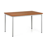 Stoły - B2B Partner Stół do jadalni TRIVIA, jasnoszara konstrukcja, 1200x800 mm, czereśnia 555427 - miniaturka - grafika 1