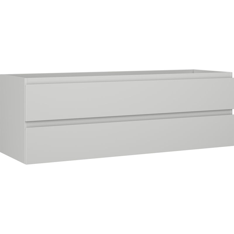 Mexen Orio szafka łazienkowa podumywalkowa 140 cm, 2 szuflady, szara mat - 91A10-14047-2-BFF62