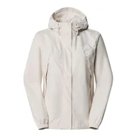 Kurtki i kamizelki sportowe damskie - Kurtka The North Face Antora Rain Jacket 0A8BKDQLI1 - biała - miniaturka - grafika 1