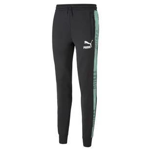 Męskie Spodnie PUMA T7 SPORT TRACK PANTS PT 53962951 – Czarny - Spodnie męskie - miniaturka - grafika 1
