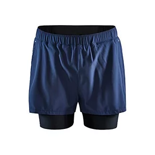 Craft spodenki męskie ADV Essence 2w1 S niebieski - Spodnie sportowe męskie - miniaturka - grafika 1