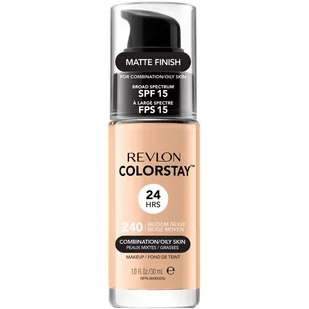 Revlon ColorStay do cery mieszanej i tłustej z kompleksem SoftFlex 240 Medium Beige - Podkłady do twarzy - miniaturka - grafika 1