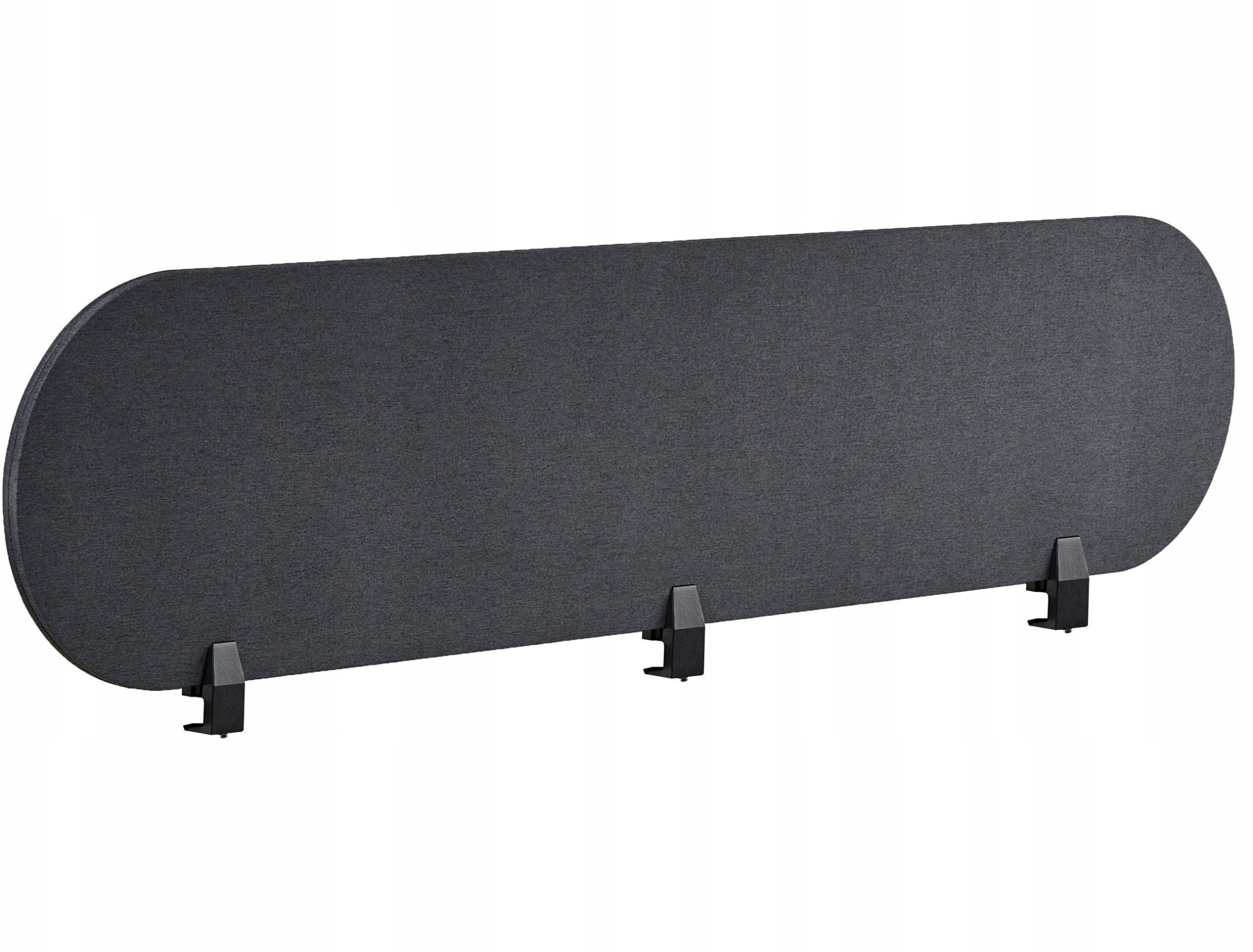 Beliani Przegroda na biurko 180 x 40 cm ciemnoszara SPARKY