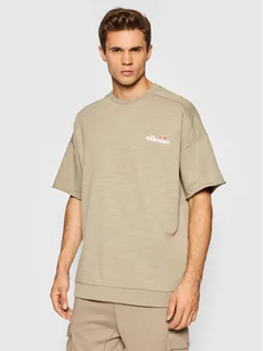 Koszulki męskie - Ellesse T-Shirt Smetilla SHJ11946 Zielony Relaxed Fit - grafika 1