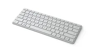 Klawiatury - Microsoft Designer Compact Keyboard Bluetooth QWERTZ Biały 21Y-00037 - miniaturka - grafika 1