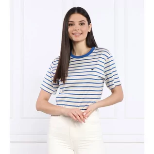 Koszulki i topy damskie - Weekend MaxMara T-shirt CORNFLOWER | Regular Fit - grafika 1