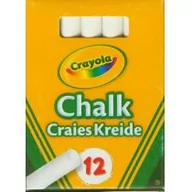 Przybory szkolne - Crayola Kreda niepyląca biała 12 szt. CR-0280 - miniaturka - grafika 1