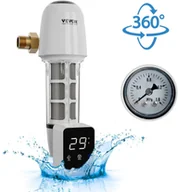 Wkłady filtrujące - Filtr mechaniczny z płukaniem wstecznym z manometrem do wody 8 T/GODZ. - miniaturka - grafika 1