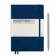 Szkolne artykuły papiernicze - Leuchtturm 1917 notatnik Medium (A5), twarda okładka, 249 stron, morski pusty 342924 - miniaturka - grafika 1