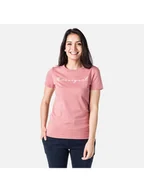 Koszulki i topy damskie - T-Shirt ROSSIGNOL W Logo Rossi Tee czerwony XS - miniaturka - grafika 1