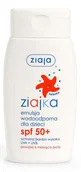 Balsamy i kremy do opalania - Ziaja Ziajka Słoneczna emulsja wodoodporna dla dzieci powyżej 12 miesięcy SPF50+ 125ml - miniaturka - grafika 1