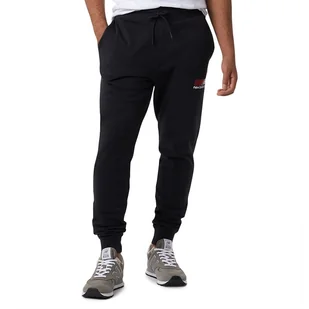 Spodnie New Balance MP23901BK - czarne - Spodnie sportowe męskie - miniaturka - grafika 1
