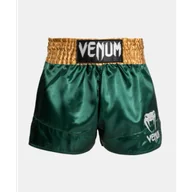 Spodnie sportowe męskie - Venum Spodenki Muay Thaï Classic Shorts Green/Gold/White - miniaturka - grafika 1