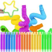Zabawki sensoryczne - Rurki Tuby Sensoryczne Rury Pop Zestaw xxl 20 Szt - miniaturka - grafika 1