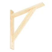 Haki, szakle i karabinki - Wspornik drewniany wzmocniony WDW 320 sosna VELANO - miniaturka - grafika 1