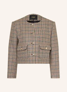 Maje Żakiet Pudełkowy beige - Marynarki i żakiety damskie - miniaturka - grafika 1